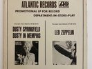 Dusty Springfield / Led Zeppelin - Promotional LP For Record Dept  SLEEVE ONLY