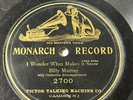 Billy Murray - I wonder What makes it snow - Victor Monarch Coon Song 78 (2700)