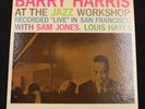 BARRY HARRIS At The Jazz Workshop US orig MONO Riverside Jazz LP *EX+*