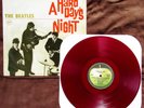 Beatles LP A Hard Day’s Night Japan Apple RED VINYL, Late 1960’s Pressing, Nice