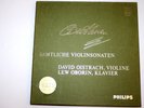 OISTRAKH & OBORIN: COMPLETE BEETHOVEN VIOLIN SONATAS 4 LP PHILIPS 835245-48 AYNM