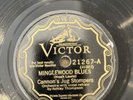 CANNON’S JUG STOMPERS ‘Minglewood Blues’Victor 21267 E/E- Blues 78 RPM