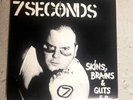7 Seconds - Skins Brains and Guts 9 song EP Dead Kennedys MISFITS Black Flag DOA