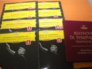 Karajan Beethoven 9 Symphonies DGG Red Stereo Sleeves SLPM 138 801-08 '63/'64 NM
