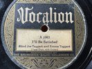 78Rpm Blues, Blind Joe Taggart & Emma Taggart 'I'll Be Satisfied' US Vocalion