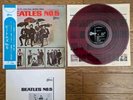 THE BEATLES No.5 1965 Japan LP w/ OBI RED WAX OR-7103