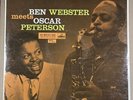 BEN WEBSTER - MEETS OSCAR PETERSON - UK MONO HMV LP -CLP1412