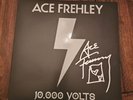 Ace Frehley 10,000 Volts Signed In Silver. Lightning Bolt Variant