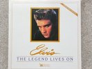 vintage elvis presley vinyl records box -collectors edition-the legend lives on