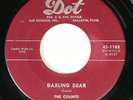 THE COUNTS - DARLING DEAR - NEAR MINT DOT LABEL DOO-WOP 45