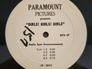 Elvis Presley- Girls  Girls  Girls  radio spot Vinyl Record
