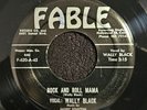 Wally Black - Fable F-260-A/B-45 - 1958 - 45 RPM - 7 Inch Record -Rockabilly
