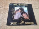 SIGNED 1980s MINT-EXC Neil Diamond HELLO AGAIN/ AMAZED AND CONFUSED 4960 45