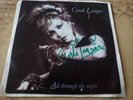 AUTOGRAPHED 1980S MINT-EXC Cyndi Lauper All Through The Night/WITNESS 04639  45