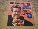 AUTOGRAPHED 1950s VG+ MARTY ROBBINS The Hanging Tree  45