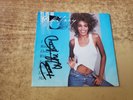 HAND SIGNED EXCELLENT SLEEVE 1980s Whitney Houston I Wanna Dance W. Somebody 45