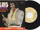 ELVIS PRESLEY 45 rpm record w/picture sleeve T-R-O-U-B-L-E stereo PROMO