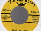 rare doo wop 45:THE MELLOHARPS/I LOVE ONLY YOU/AINT GOT MONEY/Tin Pan Alley/exc.
