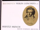 Heifetz Beethoven Violin Cto. Munch BSO RCA LSC 1992 Classic Records Unplayed