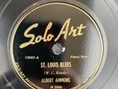 ALBERT AMMONS St. Louis Blues MEADE LUX LEWIS Messin' Around 78 Solo Art 12002 E