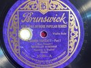 BRONISLAW HUBERMAN Brunswick 10220 78rpm (Classical, Violin Solo)