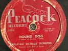 Willie Mae Big Mama Thornton Hot Dog b/w Night Mare 78 RPM Peacock Blues