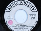 R&B Popcorn 45 DAVID BOOTS Pretty Boy Blues AUDIO FIDELITY promo HEAR b