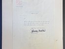 JOHNNY MATHIS When Will I See You Again TEST PRESSING+AUTOGRAPHED LETTER Signed