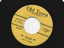 ROCKABILLY BLUES 45 -BILLY BLAND -  OH, YOU FOR ME - HEAR 1956 OLD TOWN