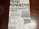 DEAD KENNEDYS / GOVERMENT ISSUE Live Washington DC - original flyer kbd 1985