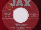 JAMES 'WIDE MOUTH' BROWN: boogie woogie nighthawk / a weary silent night JAX 7