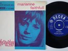 MARIANNE FAITHFULL Yesterday RARE Denmark 45 UNIQUE danish p/s folk Beatles HEAR