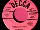 THE BARONS - Exactly Like You / Forget About Me - Promo 45 rpm - Decca 29293