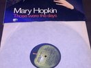 Mary Hopkin ‎– Those Were The Days - LP Record Vinyl Album - Rock Pop - VG+/VG+