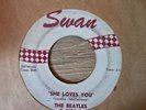 The Beatles She Loves You / I'll Get You Swan red label 45- authentic