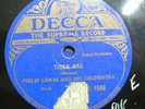 LALLY/ PHILIP LEWIS Tiger Rag/ Orange Blossom Time (E but notice the dig )