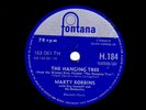RARE 1959 MARTY ROBBINS 78 THE HANGING TREE / BLUES COUNTRY STYLE FONTANA H184 E