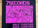 7 SECONDS  1985 WALK TOGETHER ROCK TOGETHER Vinyl LP  BYO 010 Purple cover EX