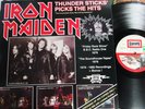 IRON MAIDEN THUNDERSTICKS' PICKS LP Poster Ltd Friday Rock Show Soundhouse Tapes