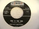 087-THE ISLEY BROTHERS 45 THIS IS THE END/DON'T BE JEALOUS CINDY 3009