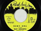 Rockabilly R&B 45 - Ray Sharpe - Baby Ora/Do The Thaxton - Park Ave VG+