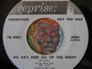 HEAR Kinks 45 All Day And All Of Night / I Gotta Move REPRISE garage promo EX