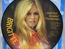 Brigitte Bardot And God Created Woman LP Picture Disc Record 1983 Denmark Vg+