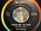 BEATLES Rare Oval 1963 1st press 45 Vee Jay #522 From Me To You / Thank You Girl