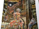 IRON MAIDEN SOMEWHERE IN TIME 1986 WITH MERCH SHEET EMI