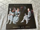 Black Sabbath Heaven and Hell Vinyl Record LP 1980 press