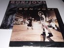 1980s Bon Jovi Self Titled And Slippery When Wet Vinyl LP Records -Untested-