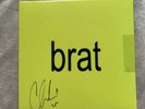 Charli XCX Brat SIGNED Clear & Pink Splatter Vinyl Sealed - Fast Shipping