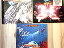 KISS ACE FREHLEY  BAND  SIGNED FREHLEY'S COMET/SECOND SIGHTING/LIVE+1 VINYL LPS