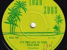 70s Reggae ALTON ELLIS it's too late to turn back now 1973 UK 7